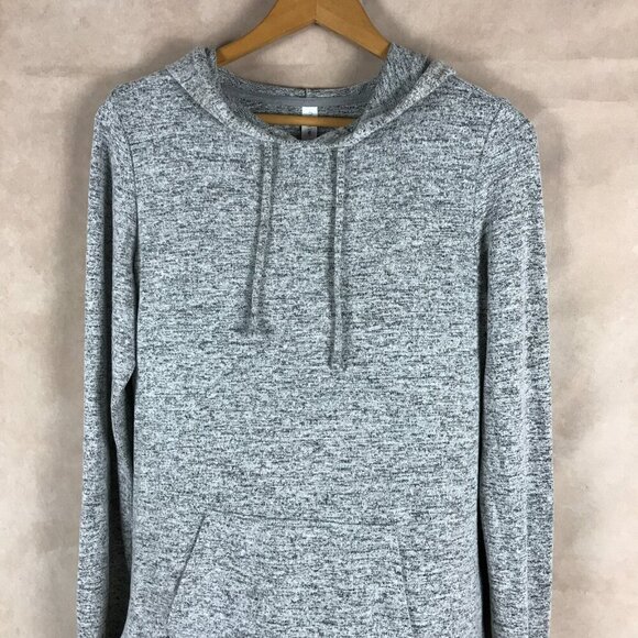 IDEOLOGY Gray Cozy Knit Hoodie NWT SMALL - Picture 4 of 5